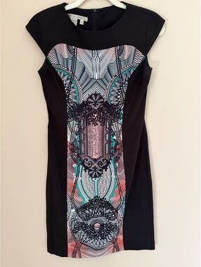 4 Maggy London Dress, Black & Abstract